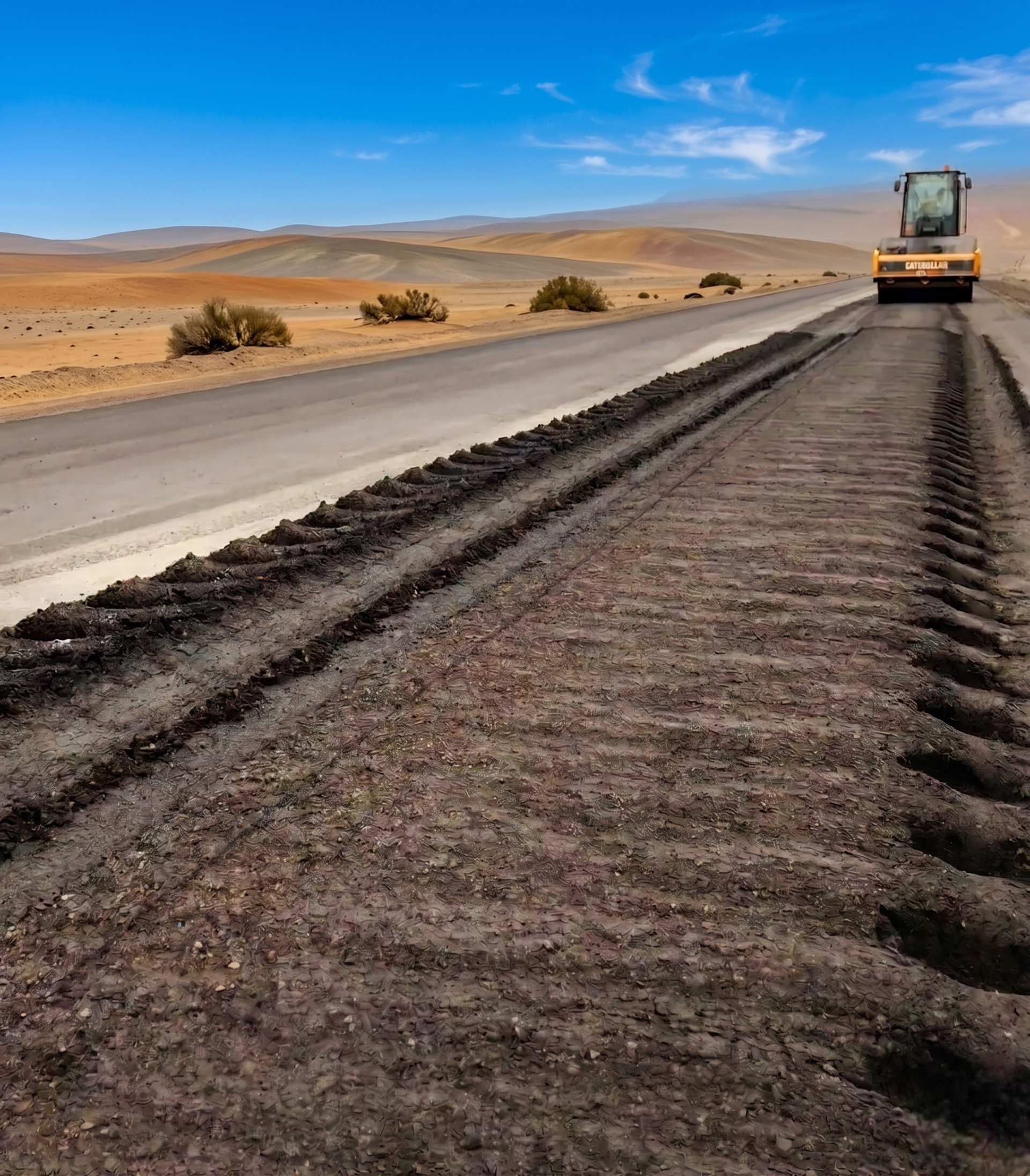 Tramo Panamericana Sur entre Marcona - Puerto Lomas, Ica, Perú