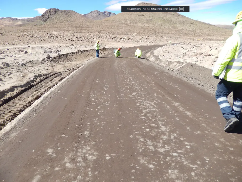 Seção Challapalca – Apacheta, Tacna, Peru